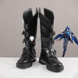 Genshin Impact Il Capitano Ororon Cosplay Black Shoes Boots