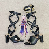 Genshin Impact Citlali Flins Cosplay Black Shoes Boots