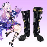 Genshin Impact Citlali Flins Cosplay Black Shoes Boots