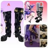 Genshin Impact Citlali Cosplay Black Shoes Boots