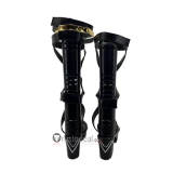 Genshin Impact Citlali Flins Cosplay Black Shoes Boots
