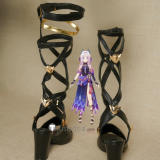 Genshin Impact Citlali Flins Cosplay Black Shoes Boots