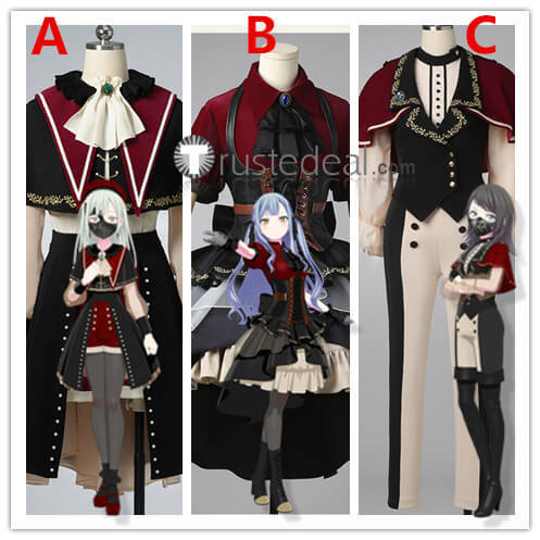 BanG Dream Ave Mujica Yahata Umiri Togawa Sakiko Wakaba Mutsumi Cosplay Costume
