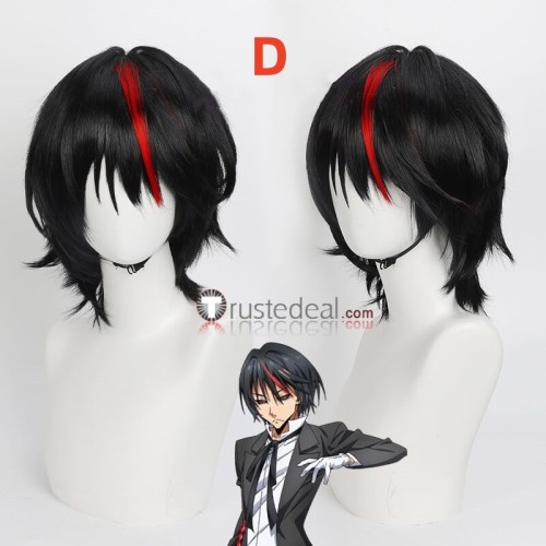 Tensei Shitara Slime Datta Ken Benimaru Flare Lord Diablo Guy Crimson Red Black Styled Cosplay Wig