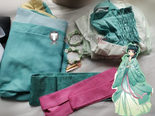 Kusuriya no Hitorigoto The Apothecary Diaries Season 2 Maomao Green Blue Dress Special Mission Cosplay Costume