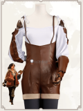 Monster Hunter Alma Coat Cosplay Costume
