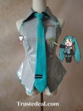 Vocaloid Original Hatsune Miku Cosplay Costume Patent Leather