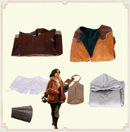 Monster Hunter Alma Coat Cosplay Costume