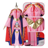 One Piece Alabasta Princess Nefertari Vivi Pink Red Cosplay Costume Timeskip