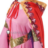 One Piece Alabasta Princess Nefertari Vivi Pink Red Cosplay Costume Timeskip