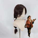 Monster Hunter Wilds Alma Brown Black Styled Cosplay Wig