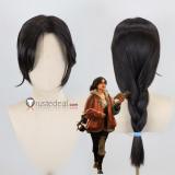 Monster Hunter Wilds Alma Brown Black Styled Cosplay Wig