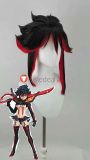 KILL la KILL Ryuko Matoi Fighting Kamui Senketsu Styled Black Blue Red Cosplay Wig