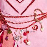 Descendants The Rise of Red Queen of Hearts Bridget Pink Disney Cosplay Costume