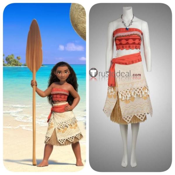 Moana Disney Movie 2016 Moana Cosplay Costume