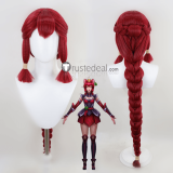 League of Legends LOL The Spark of Zaun Zeri Ears Firefox Ahri Styled Cosplay Wig