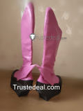 Commission League of Legends LOL Challenger Ahri Midnight Arcade Cosplay Boots Shoes