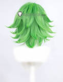 Scissor Seven Redtooth Chairman Jiang Manjusaka Red Styled Brown Green Cosplay Wig