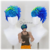 Your Turn to Die Naomichi Kurumada Alice Yabusame Kanna Kizuchi Blue Yellow Green Styled Cosplay Wig