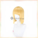 Bleach  Zaraki Kenpachi Hirako Shinji Visored Short Blonde Styled Cosplay Wig