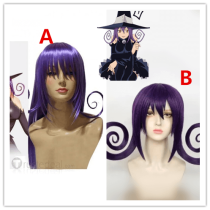 Soul Eater Blair/Baya Purple Styled Cosplay Wig