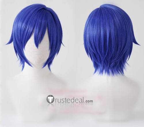 Vocaloid Kaito Blue Cosplay Wig