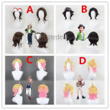Pokemon Legends Z-A Protagonist Urbain Taunie Pink Black Styled Cosplay Wig