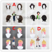 Pokemon Legends Z-A Protagonist Urbain Taunie Pink Black Styled Cosplay Wig