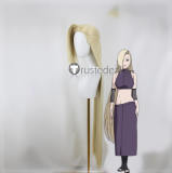 Naruto TenTen Yamanaka Ino Blonde Brown Ponytail Styled Cosplay Wig