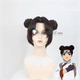 Naruto TenTen Yamanaka Ino Blonde Brown Ponytail Styled Cosplay Wig