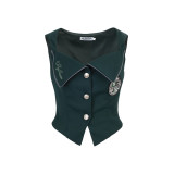 Kyouko & Harry Potter Co-signed College Style Skirt, Blouse and Vest