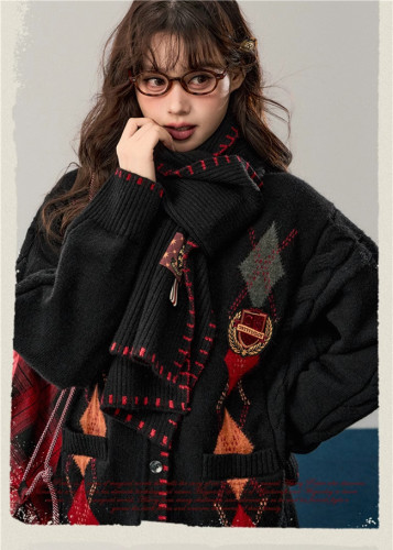 Kyouko & Harry Potter Collaborated Argyle Cardigan