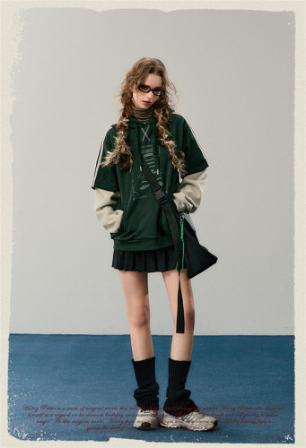 Kyouko & Harry Potter Collaborated Fake Two Pieces Hoodie