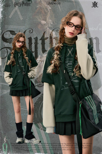 Kyouko & Harry Potter Collaborated Fake Two Pieces Hoodie