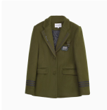 Kyouko & Harry Potter Collaborated Slytherin Hufflepuff Ravenclaw Gryffindor Quilted Wool Suit Coat Jacket
