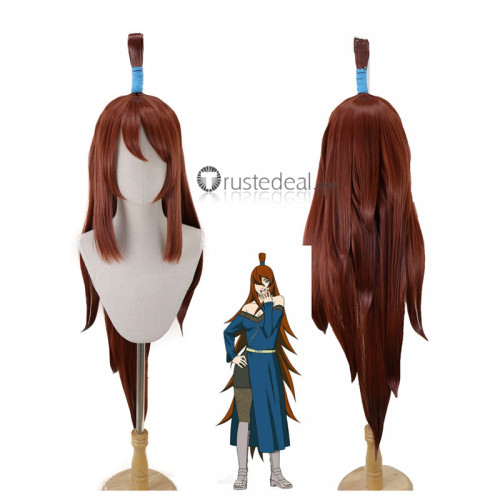 Naruto Terumi Mei Gaara Red Brown Styled Cosplay Wig