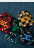 Kyouko & Harry Potter Co-signed Plaid Drawstring Shoulder Backpack