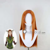 The legend of Vox Machina Keyleth Vax'ildan Vax Brown Orange Styled Cosplay Wig