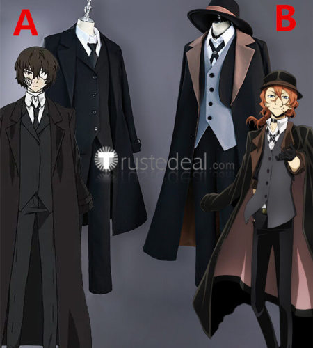 Bungou Stray Dogs Osamu Dazai Chuuya Nakahara Cosplay Costume