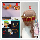 One Piece Usopp Headset Glasses Nefertari Vivi Hairpiece Cosplay Props Accessory