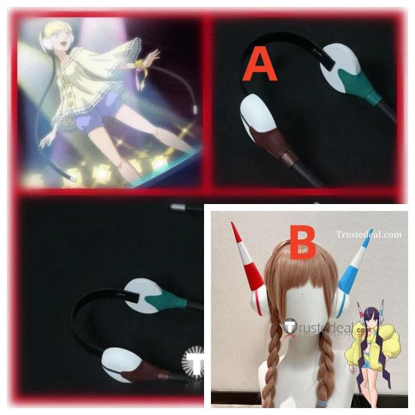 Pokemon Elesa Headset Headphones Accessory Cosplay Props