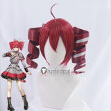 VOCALOID Kasane Teto Red Ponytails Twin Drills Cosplay Wig 2