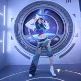 Overwatch 2 LE SSERAFIM D.Va Mercy Juno Ashe Illari Cosplay Costume
