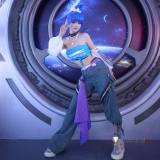 Overwatch 2 LE SSERAFIM D.Va Mercy Juno Ashe Illari Cosplay Costume
