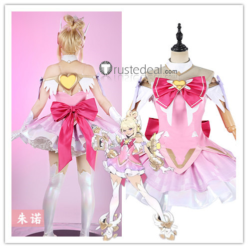 Overwatch 2 Mythic Skin Juno Hear of Hope Magical Girl Juno Pink Cosplay Costume