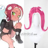 Splatoon 3 Shiver Hohojiro The Cold-Blooded Bandit Agent 8 Octoling Pink Blue White Styled Cosplay Wig