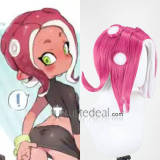 Splatoon 3 Shiver Hohojiro The Cold-Blooded Bandit Agent 8 Octoling Pink Blue White Styled Cosplay Wig