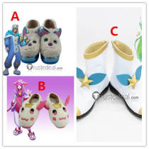 League of Legends Star Guardian Lulu Lux Ezreal Pajamas Cosplay Boots Shoes
