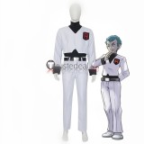 Pokemon Sun and Moon Team Skull Gladion Hala Team Rock Archer Cosplay Costume