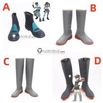 Pokemon Team Aqua Grunts Team Aqua Grunts Cosplay Shoes Boots
